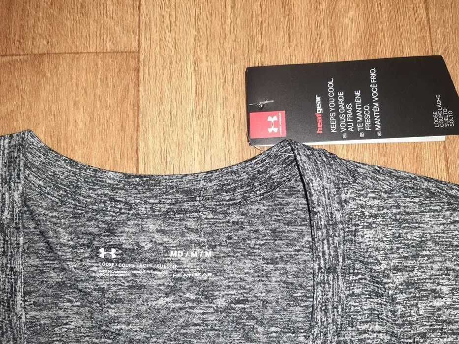 Koszulka Tshirt sportowy biegania sportu siłowni damski Under Armour M