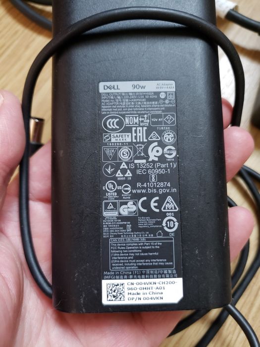 Док-станція Dell WD15 K17A Thunderbolt USB-C 4K з адаптером 90Вт