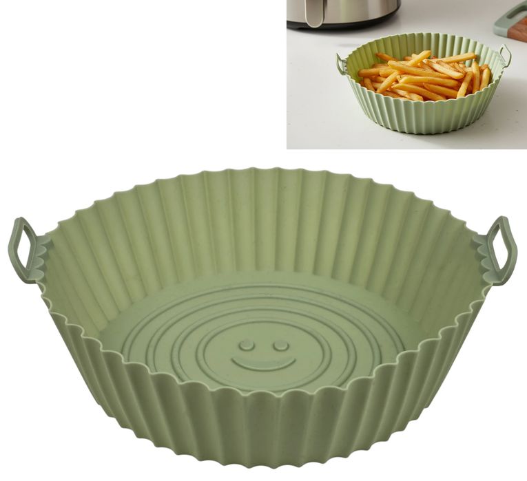 Silikonowy Wkład Do Air Fryer 23 Cm Kosz Do Frytkownicy Beztłuszczowej
