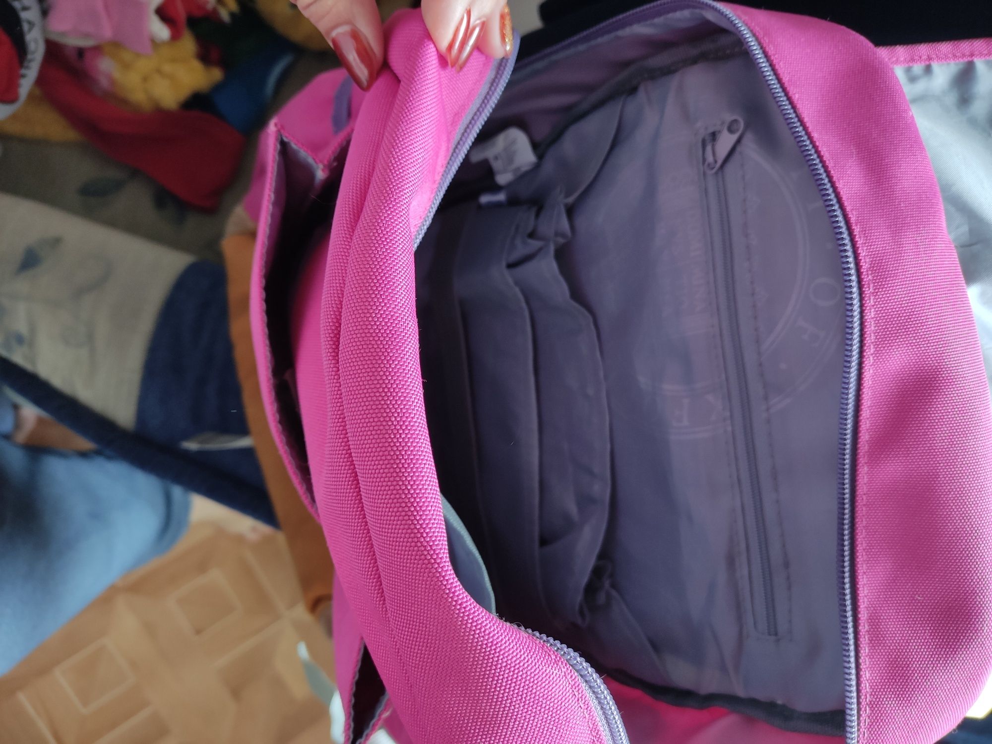 Рюкзак шкільний рожевий