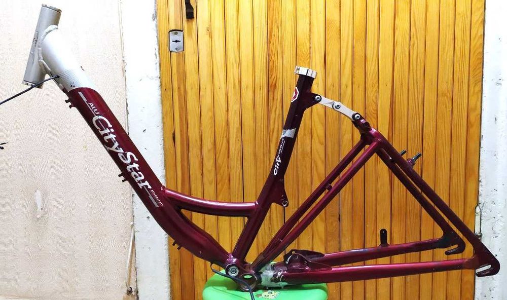 Рама двухподвеса City Star 28"алюминий,