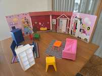 Móveis de Brincar IKEA & Capa Casa de Bonecas - Portátil e Decorativo!