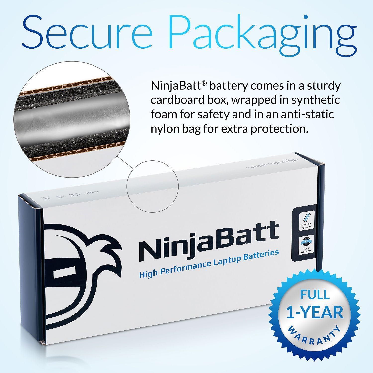 NinjaBatt® Nowa bateria do laptopa Dell Inspiron N5110 N7010 N7110