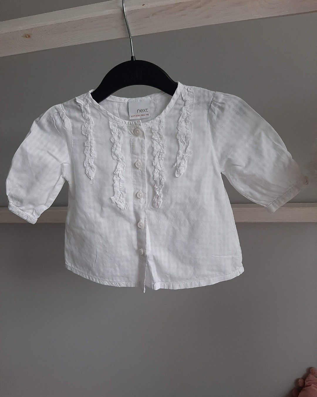 Zestaw rozmiar 74 polar bluza koszula spódniczka bluzka reserved next