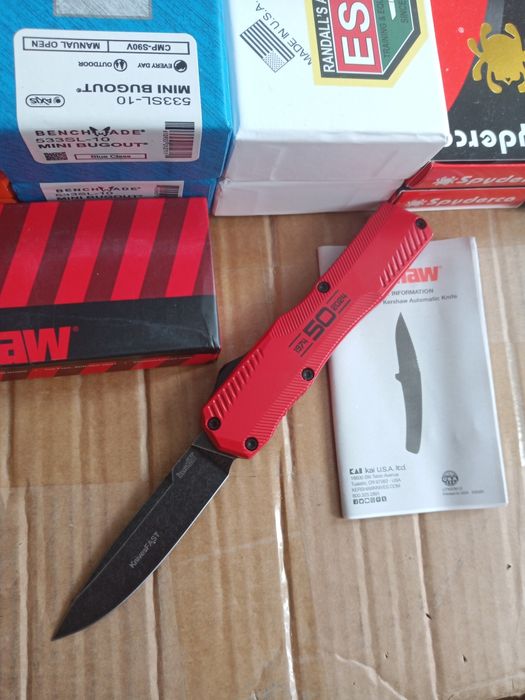 Nóż sprężynoweKershaw 50th Anniversary Livewire 9000K50 Red.