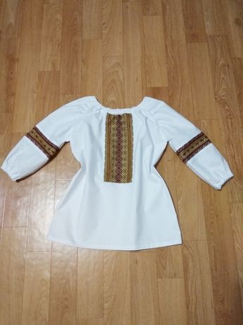 Вишиванка блуза туніка для дівчинки 128