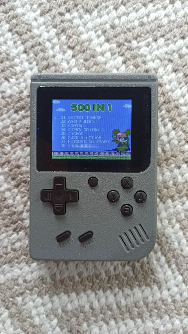 Мини игровая приставка пиксельные игры game boy sega картриджи тетрис