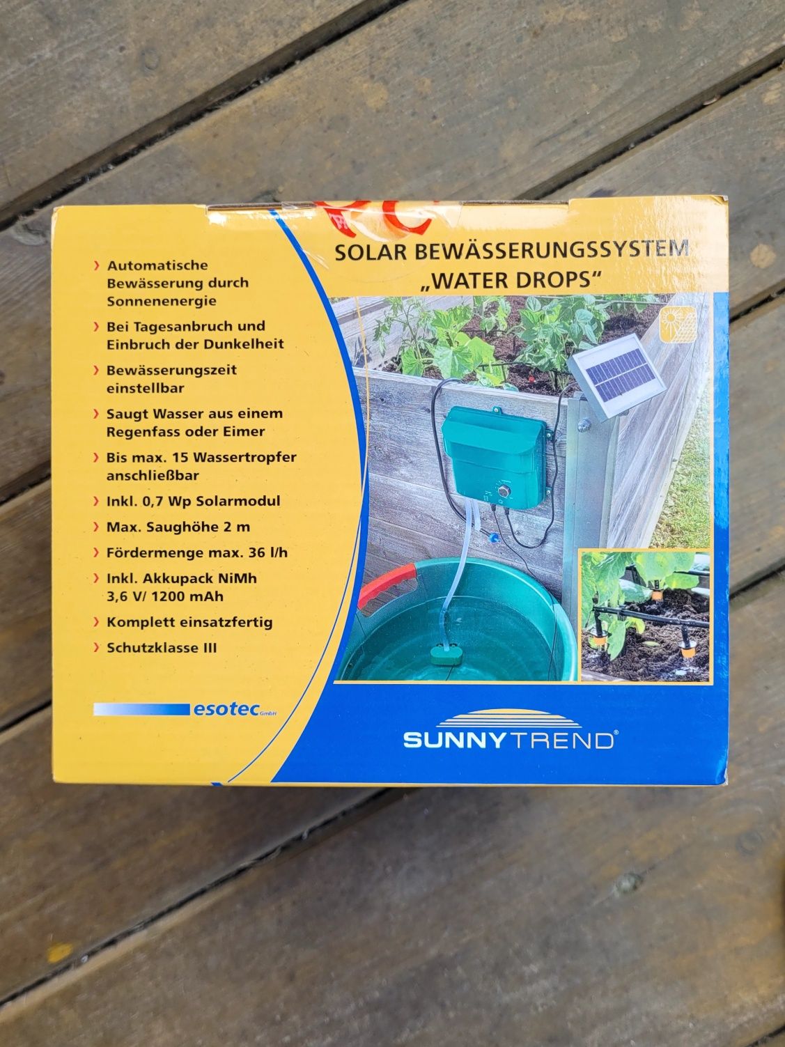 Solarny system do podlewania roślin