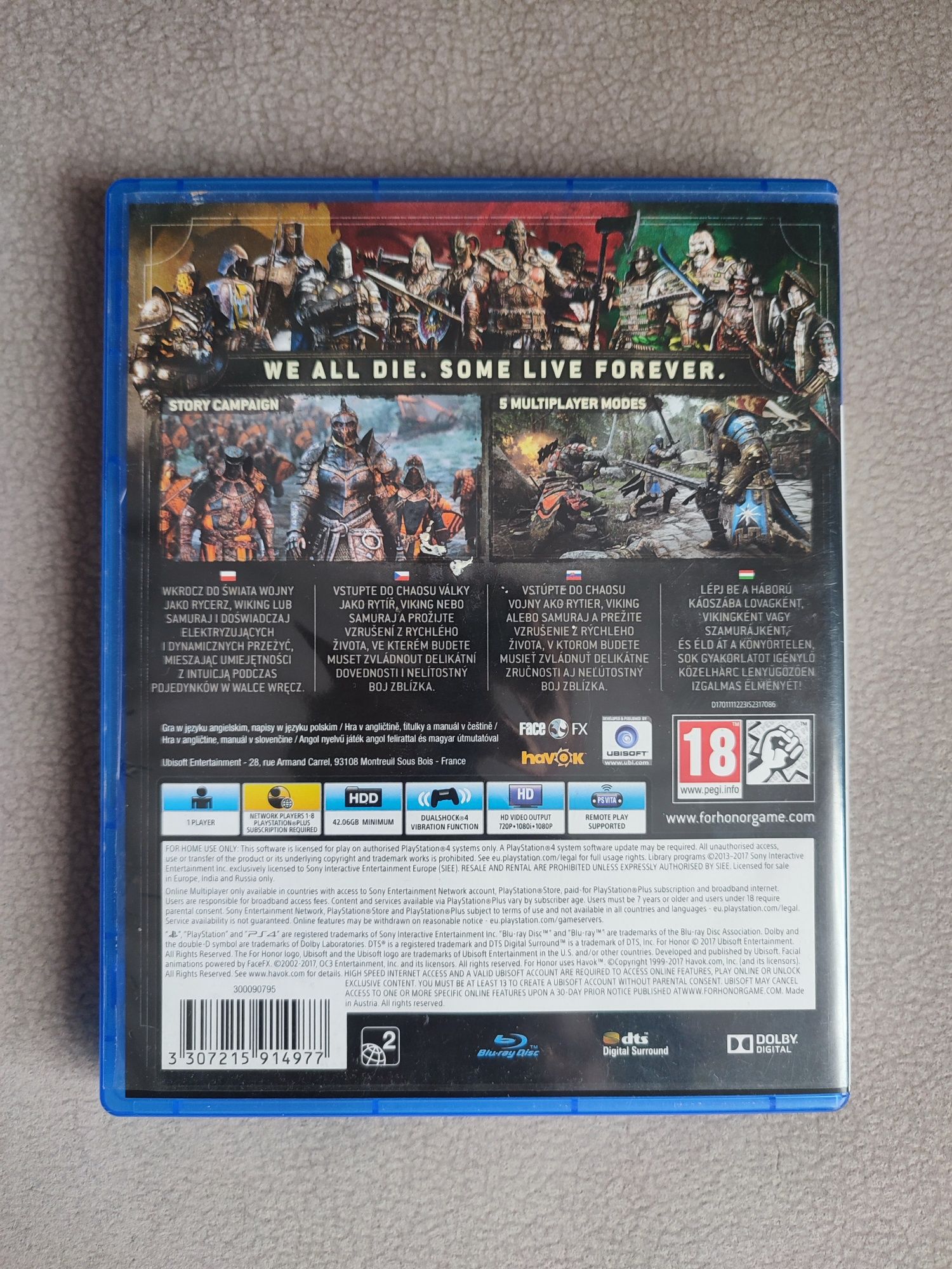 Gra For Honor na PS4