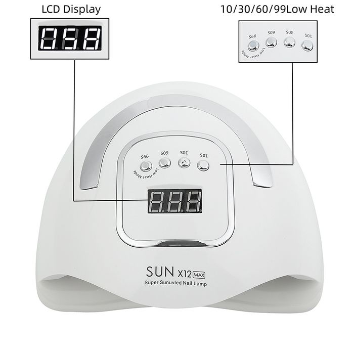 Catalisador unhas 280w 66 leds Sun x12 Max NOVO