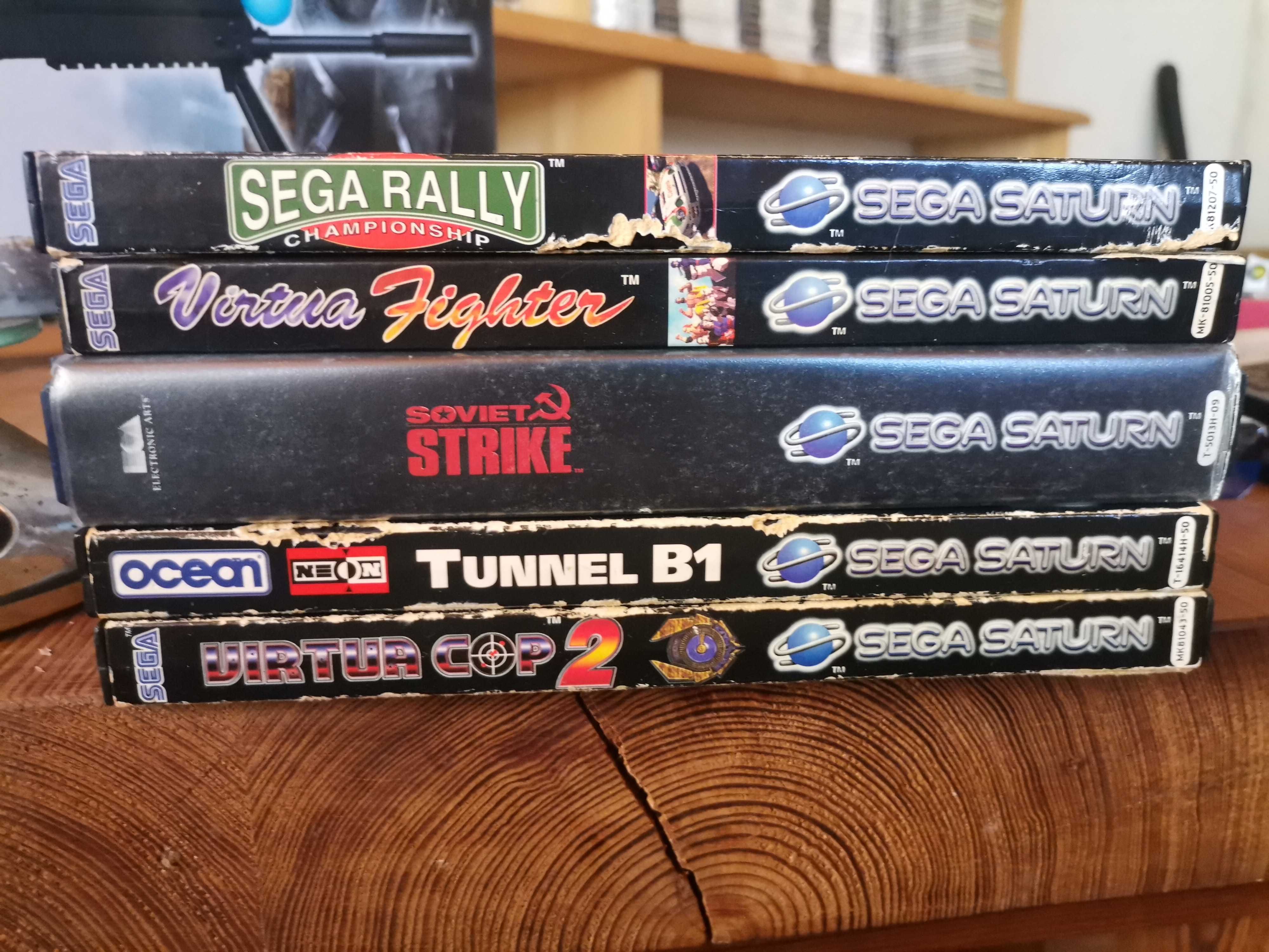 Lote Sega Saturn x5 jogos