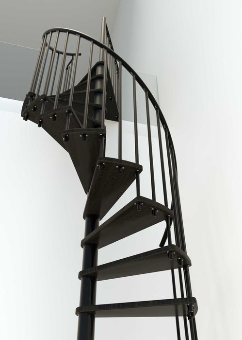 PROMOCJA ! Schody kręcone, spiralne Berlin Black śr.120 cm