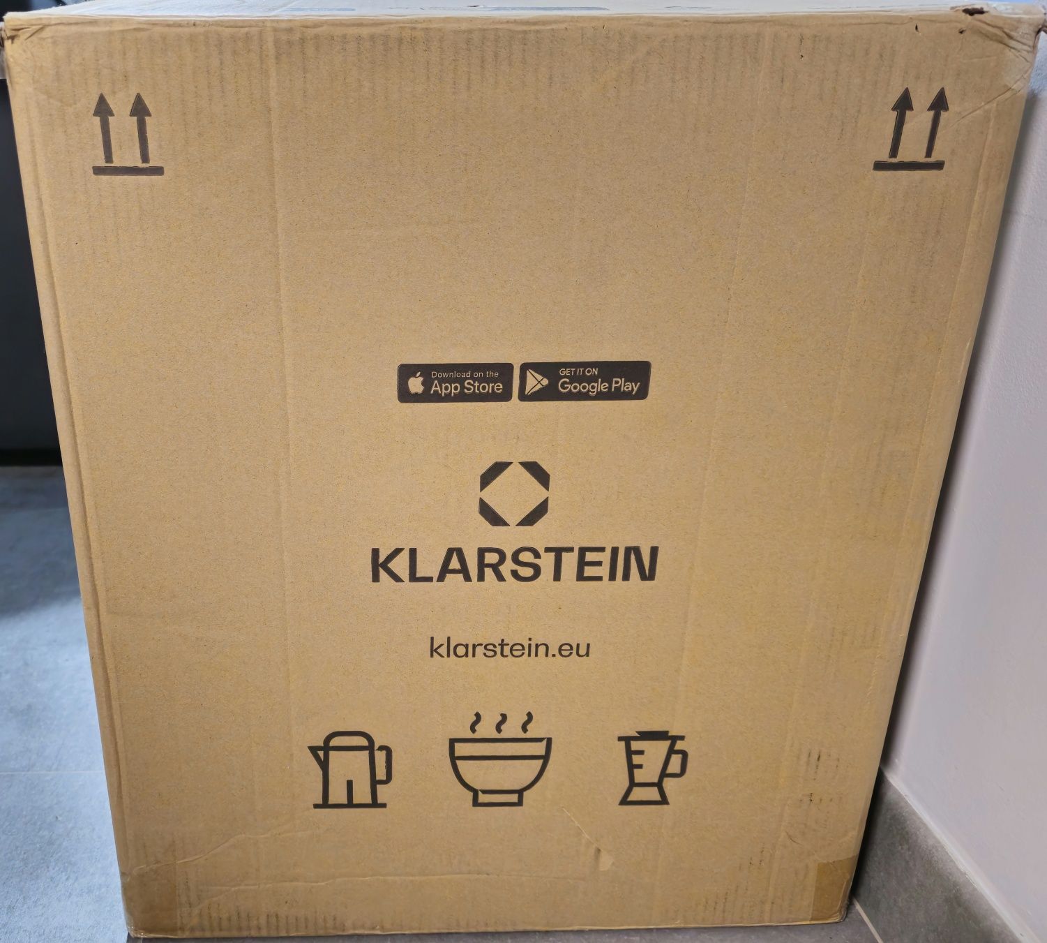 Depurador Klarstein Kronleuchter Smart Black, na caixa