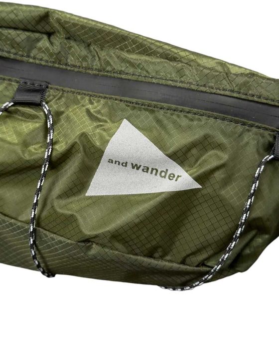 Сумка And Wander Nylon Waterproof Shoulder Bag Green