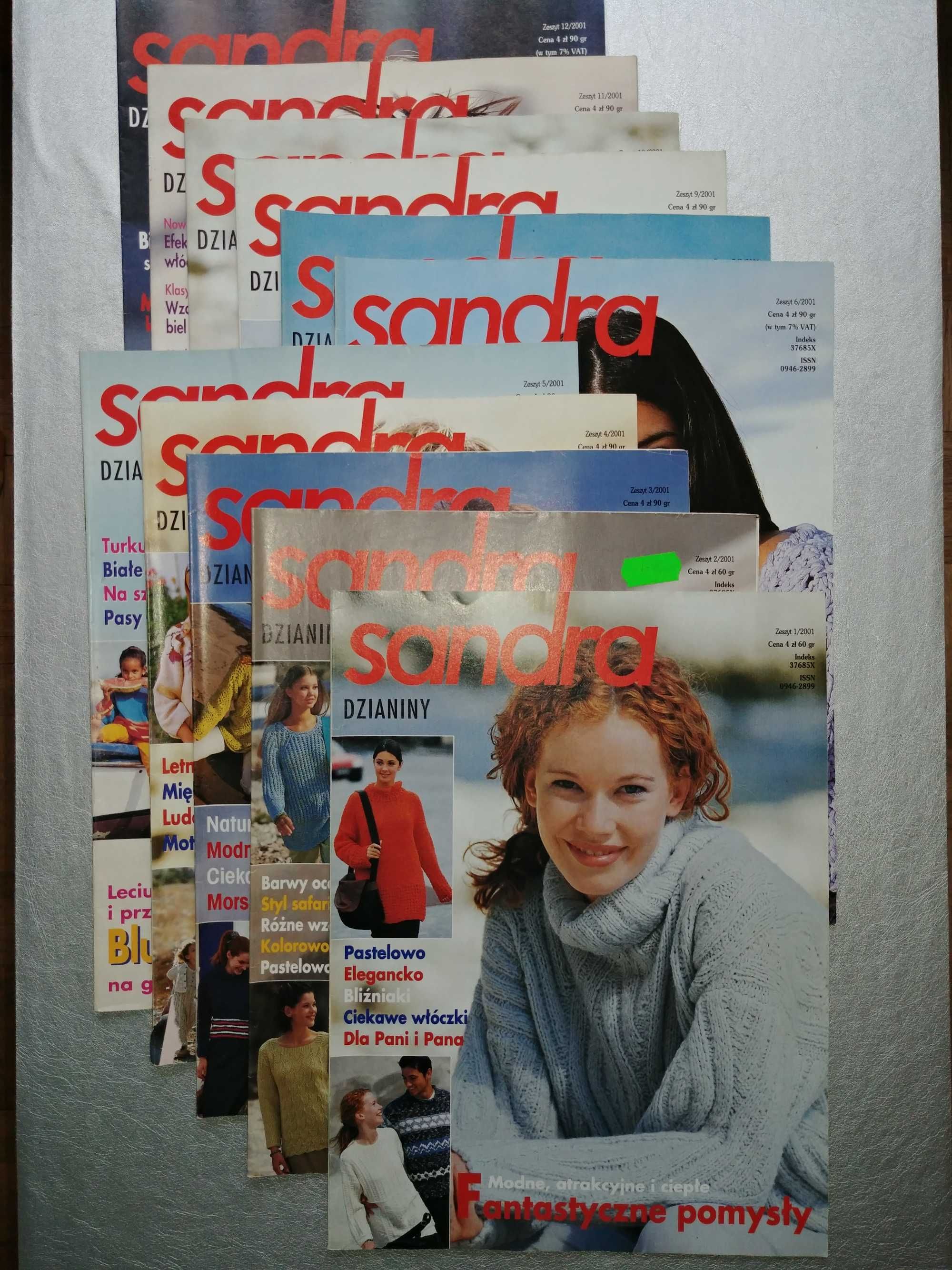 Robótki na drutach, Kolekcja z wzorami: Sandra dzianiny, Swetry, Diana
