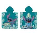 Lilo I Stitch Ręcznik Kąpielowy Dziecięcy Poncho 100% Bawełna  60X 120