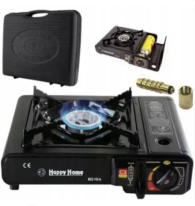 Портативна туристична газова плита /Пальник для кемпінгу, дачі, авто