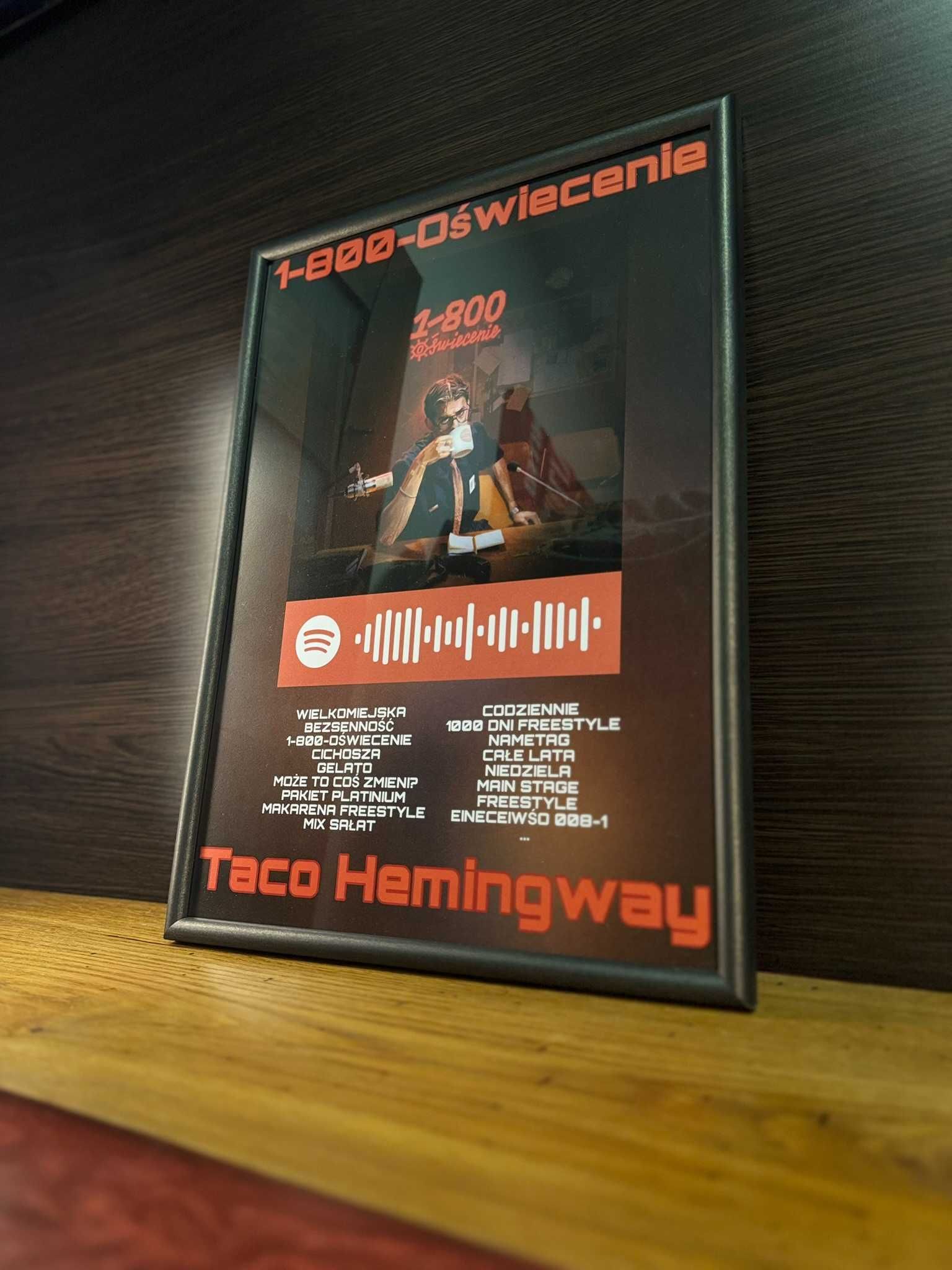 Taco Hemingway - 1-800-Oświecenie Plakat dla fana