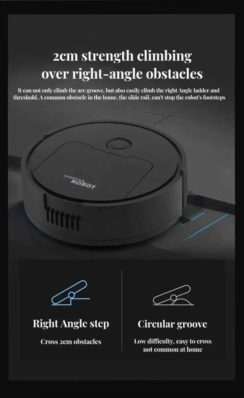 Mini Robô varredor automático, vácuo doméstico
