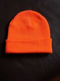 Pomarańczowa czapka zimowa C&A