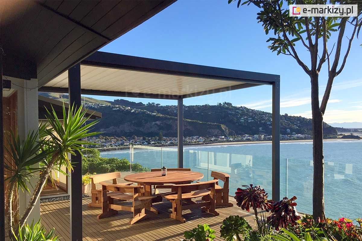Pergola tarasowa zadaszenie altana wiata na taras do ogrodu SB400
