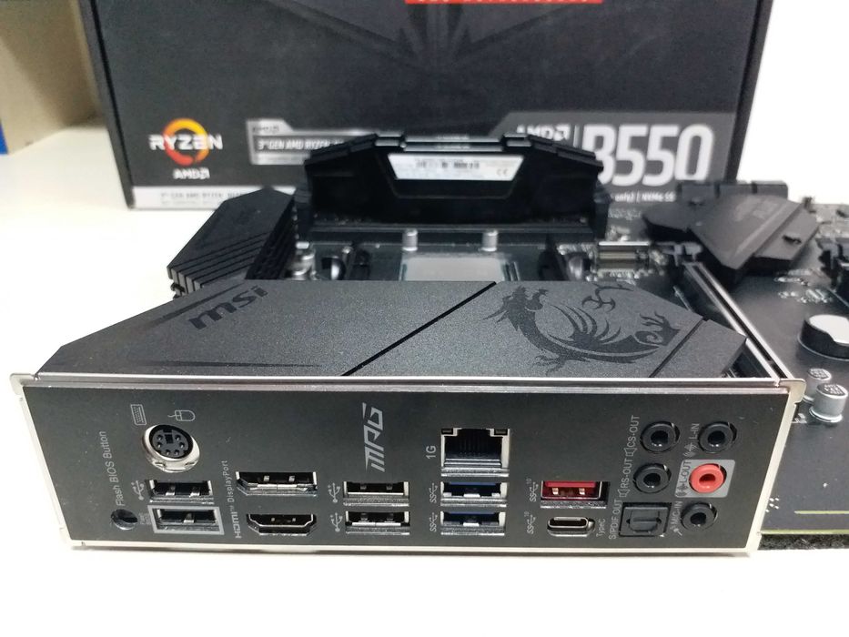 MSI B550 Gaming Plus + AMD Ryzen 7 5700X 3.4(4.6)GHz+DDR4 32Gb (2x16)