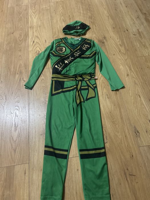 Strój kostium ninja zielony, ninja Lloyd , ninjago