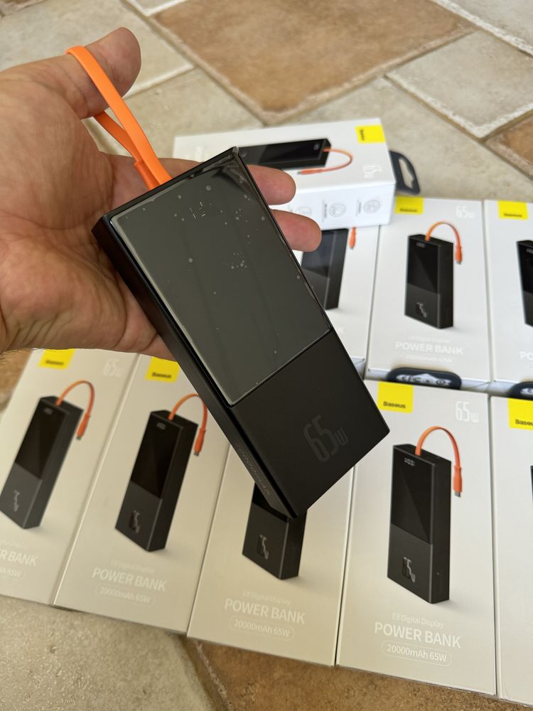 Повербанк Baseus Elf 20000mAh 65W чорний, PPJL000001