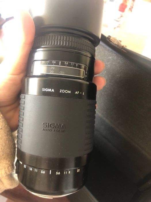 Lente Sigma para camera fotografica