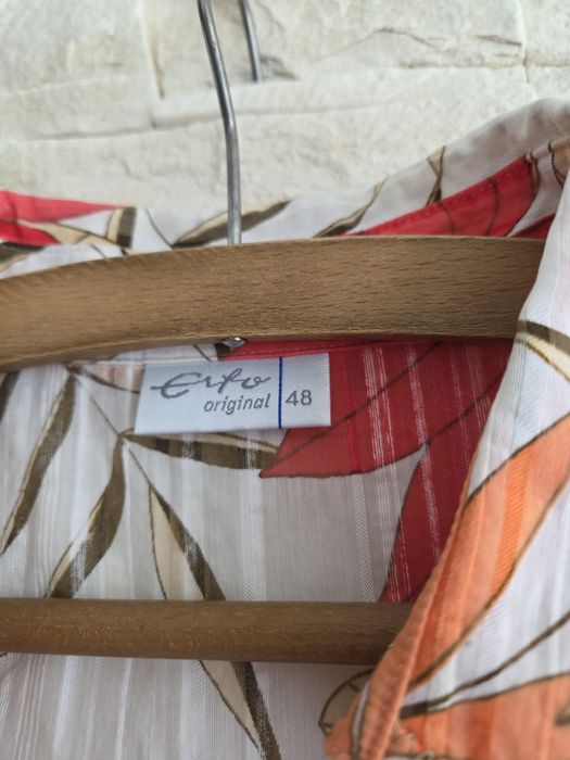 Przepiękna bluzka  Erfo z bawełny I i wiskozy jak nowa rozm. 46