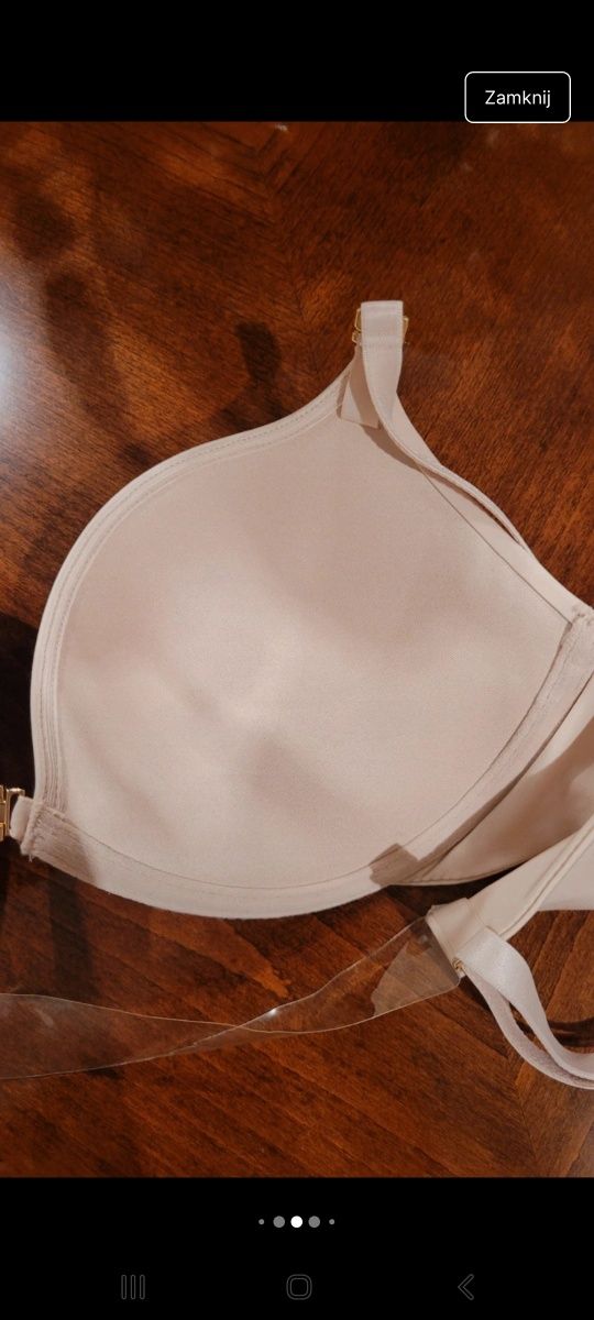Biustonosz Triumph body make up silikonowy tył 85A