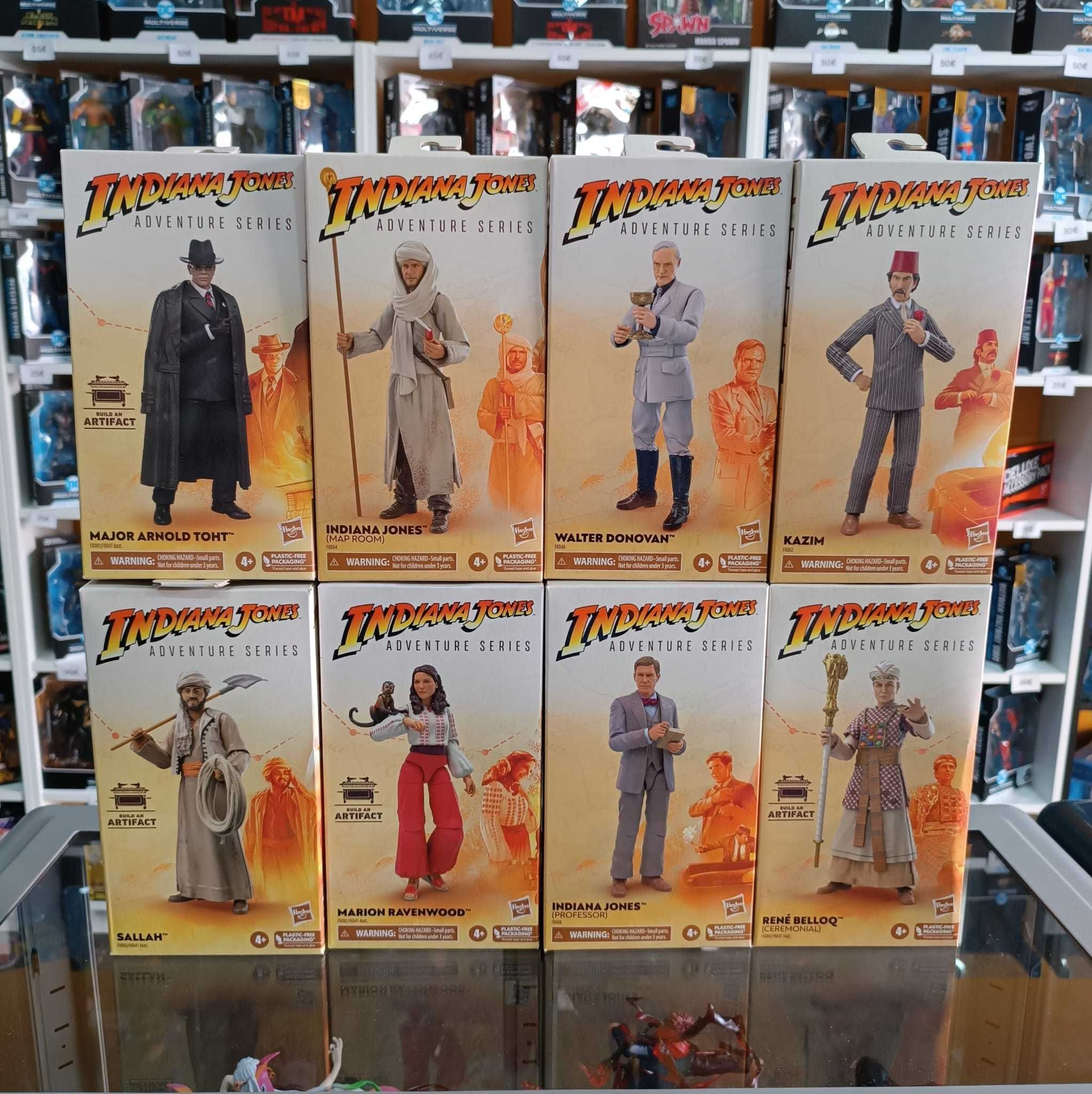 Coleção de figuras Indiana Jones