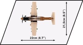Klocki Cobi Armed Forces BEECHCRAFT AT-6 Wolverine Nowe