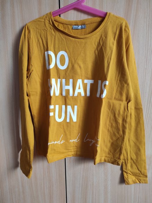 Bluzka pomarańczowa 146/152 dzień dyni Destination bluzka