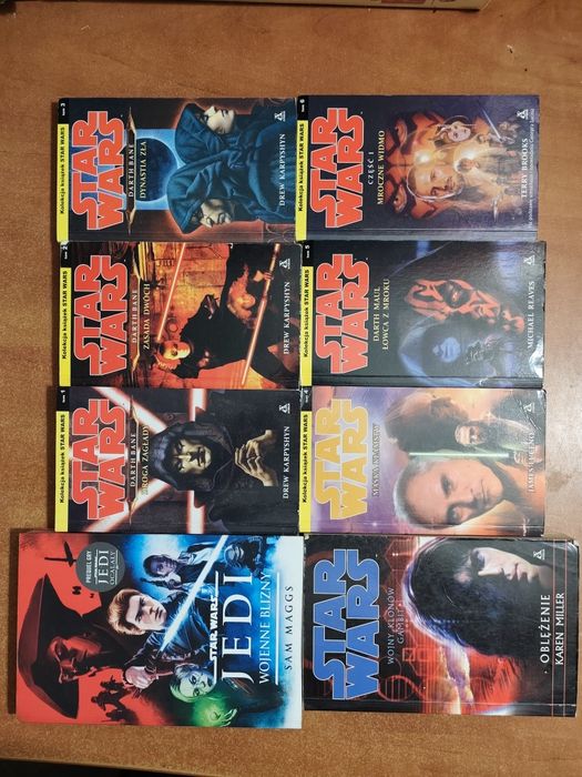 Kolekcja książek Star Wars 8 książek komplet Darth Bane