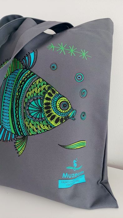 Torba shopper, szoperka z rybą