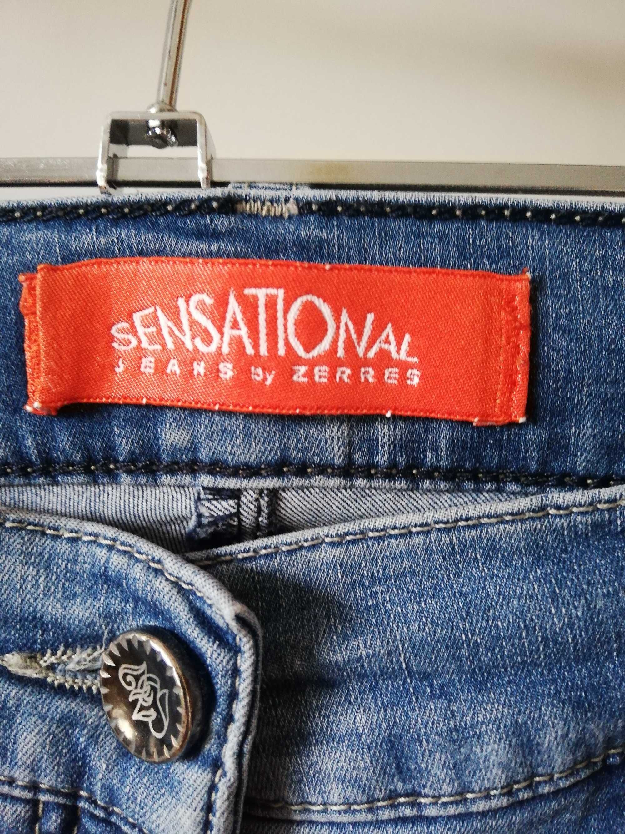 Sensational Jeans by Zerres spodnie niebieskie r. 40
