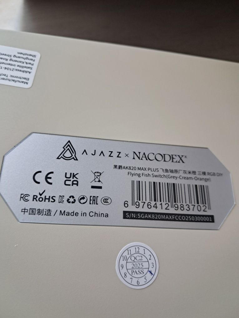 Продам клавиатуру ajazz ak 820 max plus беспроводная