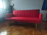 DOAR Sofa/cama vermelho