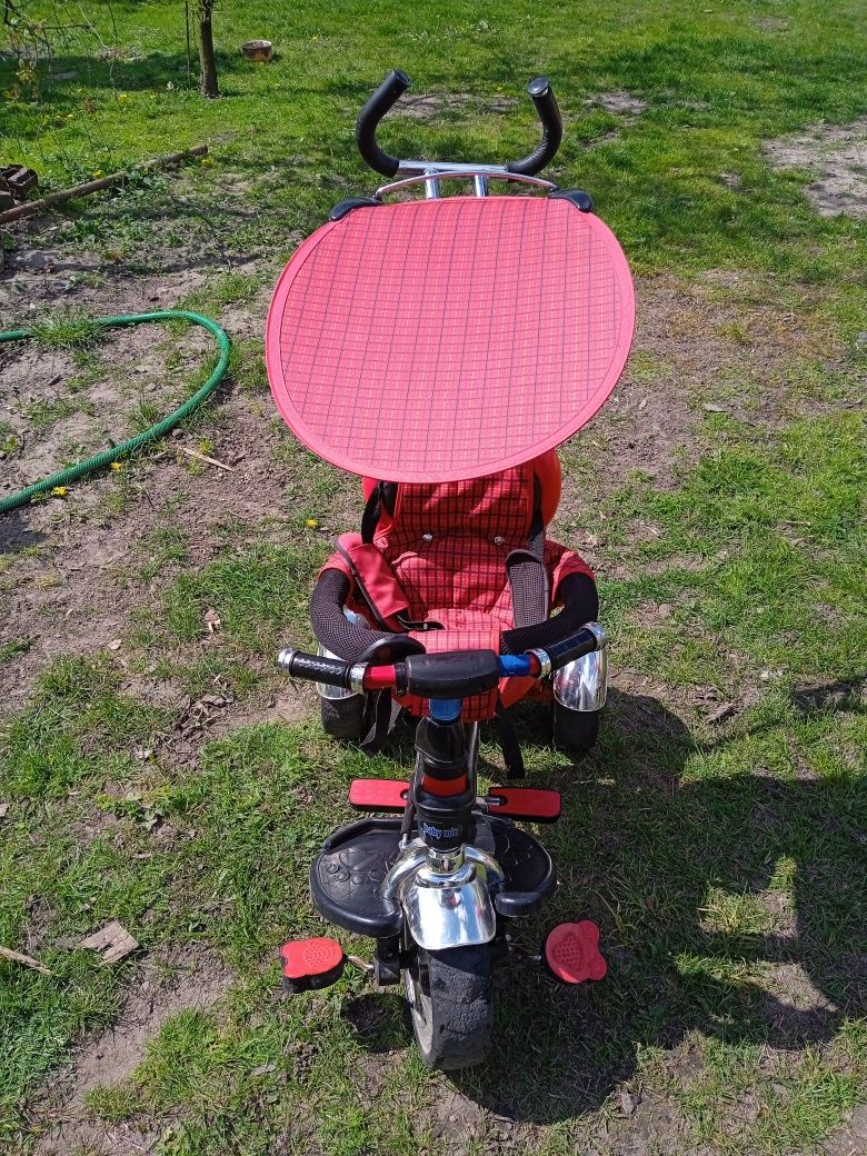 Rowerek dla dziecka trójkołowy jak wózek
