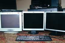retro monitor hp L1706
