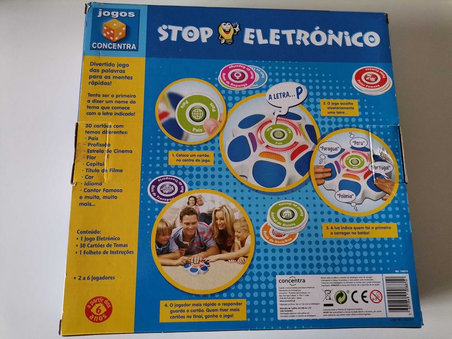 Jogo Stop Eletrónico