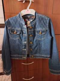Джинсовая куртка пиджак р. 128-134 см