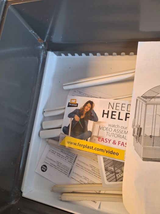 Ferplast palladio 5 klatka dla ptaków w pełni wyposażona