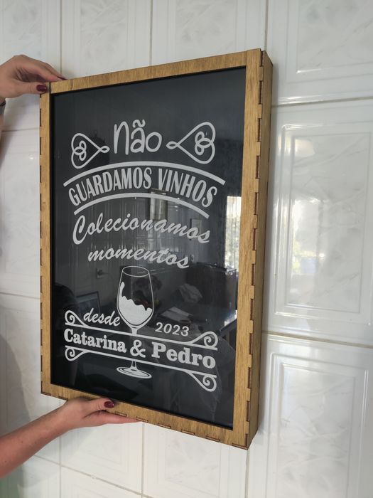 Caixa para rolhas (podemos personalizar). Somos fabricantes.