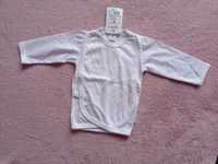 68 kaftanik bluzeczka koszulka kopertowa długi rękaw