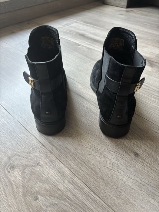 Kozaki botki zamszowe tommy hilfiger rozmiar 39