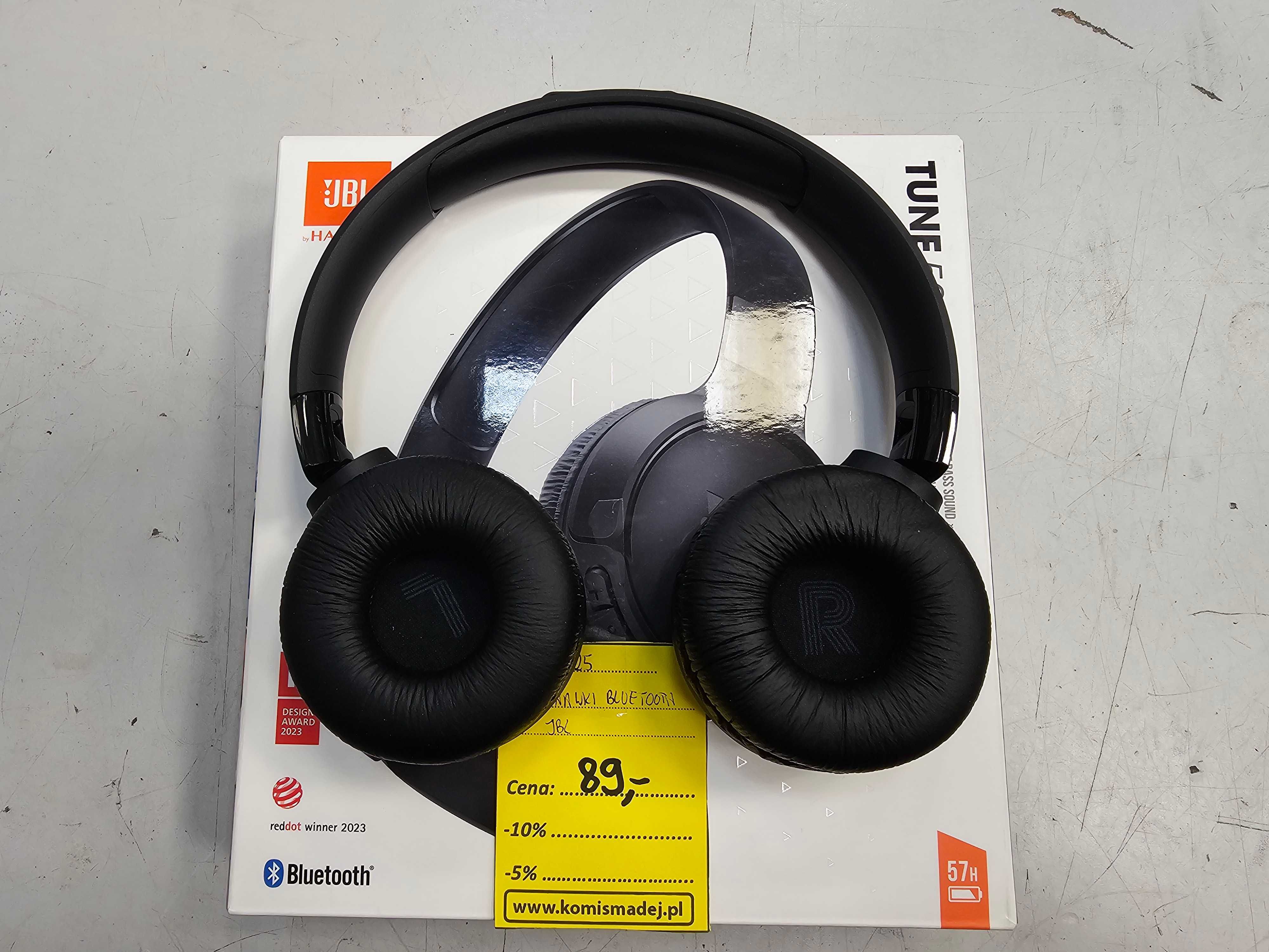 Słuchawki Bluetooth Nauszne JBL Tune 520 * Komis Madej Gorlice