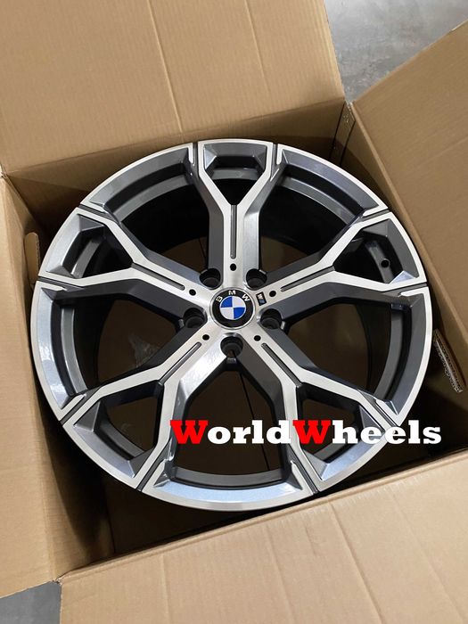 Диски R20 5x120 BMW X5 X6 E70 F15 E71 F16 741 стиль різноширокі