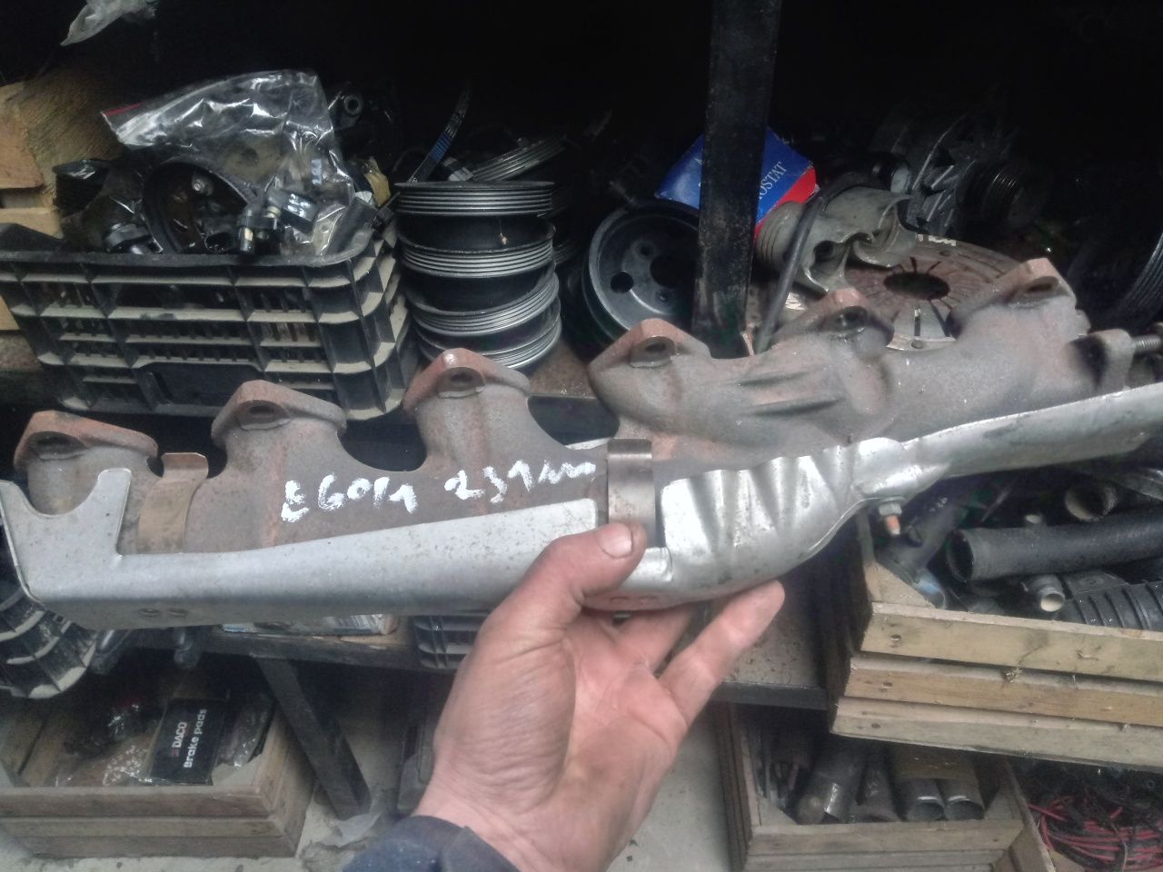 Kolektor wydechowy bmw e60/61 M57N2 3.0d 231KM 6d3